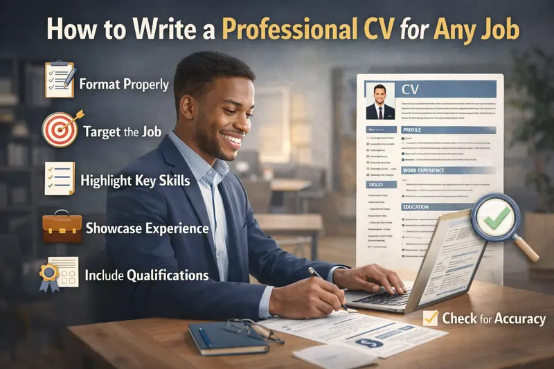How to Write a Professional CV for Any Job