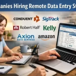 companies hiring remote data entry