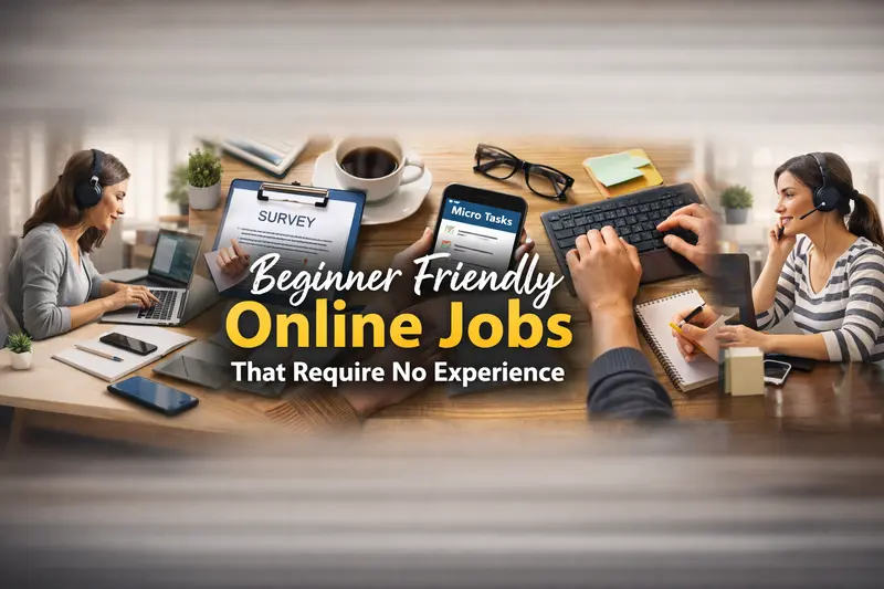 beginner friendly online jobs